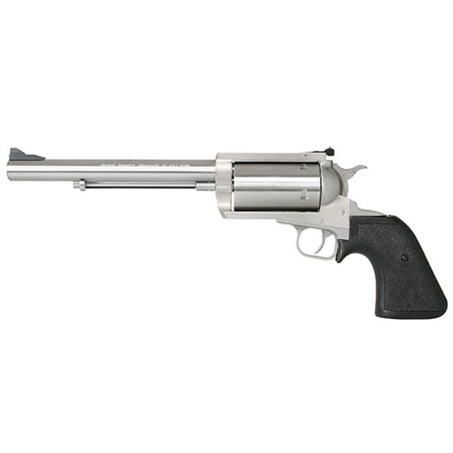 Picture of Magnum Research BFR, Single Action Only, Revolver, Large Frame, 45-70 Government, 10" Barrel, Stainless Steel, Silver, Rubber Grips, Fixed Front and LPA Rear Adjustable Sights, 5 Rounds BFR45-70