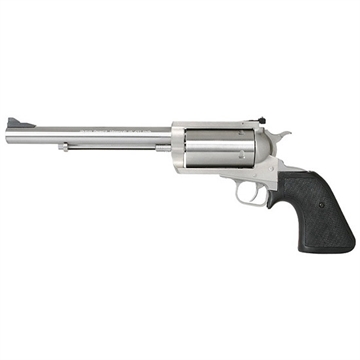 Picture of Magnum Research BFR, Single Action Only, Revolver, Large Frame, 45-70 Government, 10" Barrel, Stainless Steel, Silver, Rubber Grips, Fixed Front and LPA Rear Adjustable Sights, 5 Rounds BFR45-70