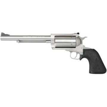 Picture of Magnum Research BFR Long Cylinder Large 500 S&W Mag 5 Shot 7.50" Brushed Stainless Steel Barrel, Cylinder & Frame, Black Rubber Grip, Exposed Hammer BFR500SW7