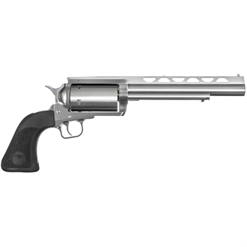 Picture of Magnum Research BFR, Single Action Only, Revolver, Large Frame, 45 Long Colt/ 3" 410 Gauge, 7.5" Barrel, Stainless Steel, Black Hogue Grips, Vent Rib, Twin Bead Sights, 6 Rounds BFR45LC-410-6 BFR45LC4106