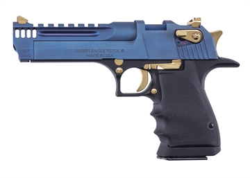 Picture of MAGNUM RESEARCH DESERT EAGLE 357MAG 5 BLK/CARBO BLUE ZDE357L5CBG
