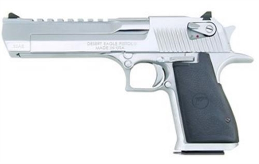 Picture of Magnum Research DESERT EAGLE 44M POLISH CHROME 6" BARREL | RUBBER GRIPSDE44PC