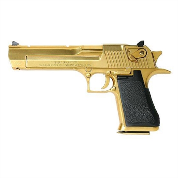 Picture of MAGNUM RESEARCH DESERT EAGLE 44MAG 6 TITANIUM GOLD BLEM ZDE44TG