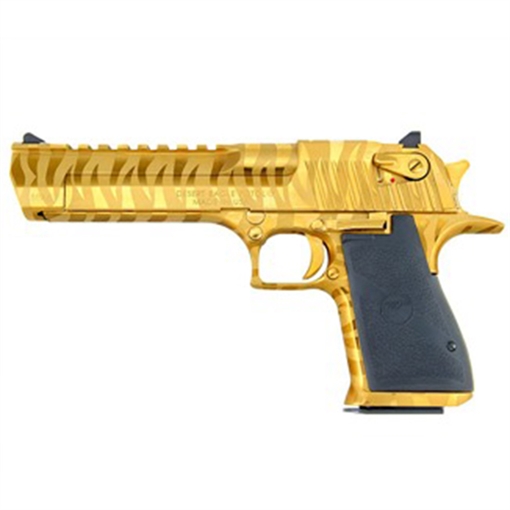 Picture of MAGNUM RESEARCH DESERT EAGLE 44MAG 6 TITANIUM GOLD TIGER BLEM ZDE44TGTS