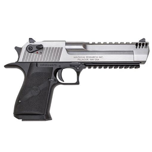 Picture of Magnum Research Desert Eagle Mark XIX L6 44 Rem Mag 6" 8+1 Black Hardcoat Anodized Aluminum Frame Stainless Steel Slide Black Polymer Grip DE44ASIMB