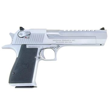 Picture of Magnum Research Desert Eagle Mark XIX Handgun .50 AE 7rd Magazine 6" Barrel Brushed Chrome **BLEM DE50BCU BLEM