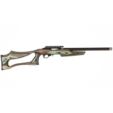 Picture of Magnum Research Magnum Lite SwitchBolt Full Size 22 LR 10+1 17" Black Anodized Carbon Steel/Threaded Barrel, Black w/Integral Scope Base Receiver, Camo Fixed Thumbhole Stock, Right Hand SSEFC22G