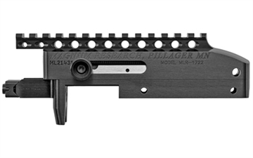 Picture of Magnum Research Switchbolt Match Receiver, Semi-automatic, Action Only, 22 LR, Hard Coat Anodized Black Finish, Integral Picatinny Rail for Optics, Includes V-Block, Screws, Trigger Pins, and Buffer Pin SS1022LR