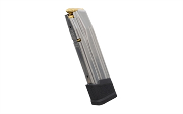 Picture of Magpul Industries Magazine, AMAG 21 SG9, 9MM, 21 Rounds, Fits Sig P320, Stainless Steel, Silver MAG1465-SST
