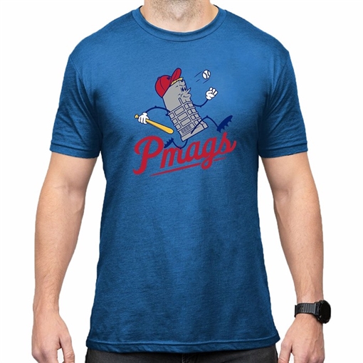 Picture of Magpul BASES LOADED BLEND T-SHIRT ROYAL HEATHER MEDIUM MAG1252-424-M