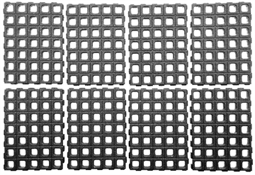 Picture of Magpul Industries DAKA, Rifle Grid Case Organizer, Black, Includes Eight (8) GRID Panels, Six (6) Triple Blocks, Six (6) Double Blocks, Four (4) DAKA Gear Straps, and Eight (8) Adhesive Gap Shims MAG1500-BLK