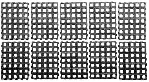Picture of Magpul Industries DAKA, Long Rifle Grid Case Organizer, Black, Includes Ten (10) GRID Panels, Eight (8) Triple Blocks, Eight (8) Double Blocks, Four (4) DAKA Gear Straps, and Eight (8) Adhesive Gap Shims MAG1501-BLK