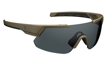 Picture of Magpul Industries Defiant Eyewear, Flat Dark Earth Frame with Gray Polarized Lens MAG1044-1-245-1100 MAG104412451100