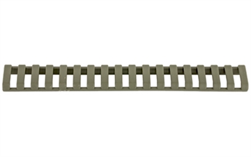 Picture of Magpul Industries Ladder Rail Panel, Fits Carbine Length Picatinny Rail, 18 Slots, Polymer Construction, Olive Drab Green MAG013-ODG MAG013ODG