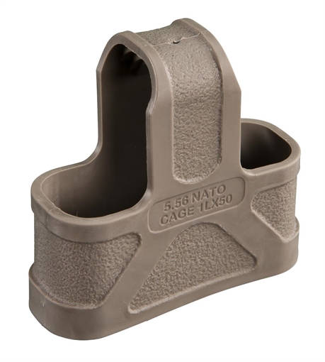 Picture of Magpul MAG001-FDE Original Magpul Made of Rubber w/ Flat Dark Earth Finish for 5.56x45mm NATO Mags/ 3 Per Pack MAG001FDE