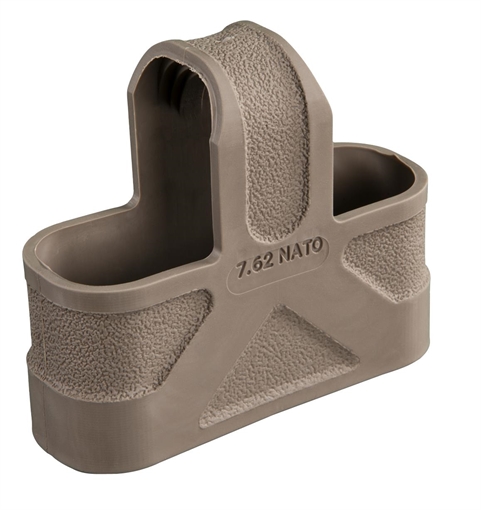 Picture of Magpul MAG002-FDE Original Magpul Made of Rubber w/ Flat Dark Earth Finish for 7.62x51mm NATO Mags/ 3 Per Pack MAG002FDE