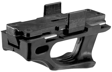 Picture of Magpul MAG020-BLK Ranger Plate Made of Stainless Steel w/ Overmolded Santoprene Rubber & Black Finish for 5.56x45mm NATO USGI 30-Round Aluminum Magazine/3 Per Pack MAG020BLK