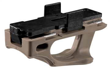 Picture of Magpul MAG020-FDE Ranger Plate Made of Stainless Steel w/ Overmolded Santoprene Rubber & Flat Dark Earth Finish for 5.56x45mm NATO USGI 30-Round Aluminum Magazine/3 Per Pack MAG020FDE