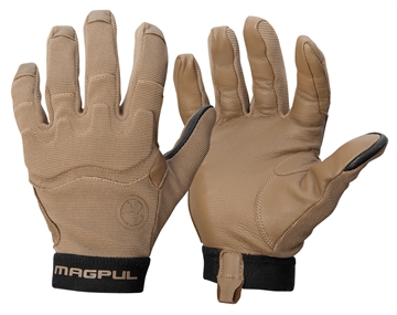 Picture of Magpul MAG1015-251 Patrol 2.0 Gloves Coyote Nylon/Leather Small MAG1015251