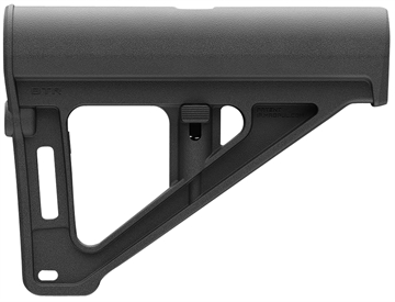 Picture of Magpul MAG1079-BLK BTR Arm Brace Black Synthetic with M-LOK Compatible Slots & Ambidextrous Rear QD Cup for AR-Pistol Platform with Mil-Spec Tube (Tube Not Included) MAG1079BLK