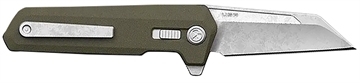 Picture of Magpul Industries Breslau, Folding Knife, 2.94" Wharncliffe Blade, MVN35 MIM Steel, 7.375" Overall Length, Lug Lock, Bead Blasted Finish, Olive Drab Green Polymer Handle MAG1081-ODG