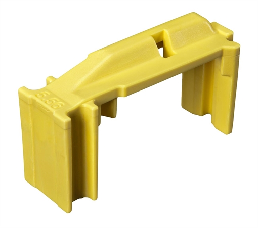 Picture of Magpul MAG110-YEL Enhanced Self-Leveling Follower 4-Way Anti-Tilt 5.56x45mm NATO Compatible w/USGI 30-Round Aluminum Magazine Yellow Polymer/ 3 Pack MAG110YEL