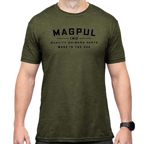 Picture of Magpul MAG1112-317-M Go Bang Parts  Cotton/Polyester Short Sleeve Medium 840815135418