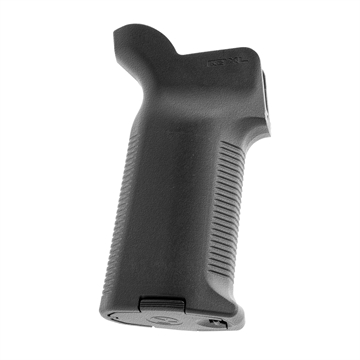Picture of Magpul Industries MOE K2 XL Grip, Approximately 25% Larger than MOE K2 Grips, More Vertical Angle Provides Optimal Hand Position For Modern Shooting Techniques, Fits AR Rifles, Black MAG1165-BLK MAG1165BLK