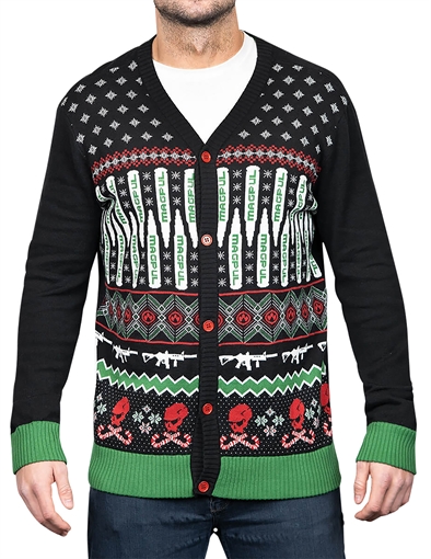 Picture of Magpul MAG1198-969-L Krampus Christmas Sweater Multi Color Long Sleeve Large MAG1198969L