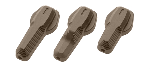 Picture of Magpul MAG1254-FDE ESK Safety Selector FDE Polymer/Steel, Ambi 60/90 Degree Options, Fits AR-Platform MAG1254FDE
