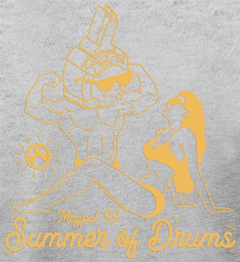 Picture of Magpul MAG1271-030  Summer of Dreams Blend Gray Cotton/Polyester Short Sleeve XL