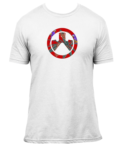 Picture of Magpul MAG1286-100-S Aloha Icon White Cotton Short Sleeve Small MAG1286100S
