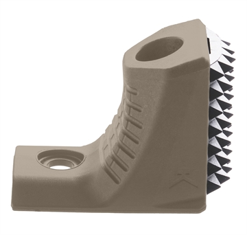 Picture of Magpul Industries Barricade Stop, Hand Stop, Flat Dark Earth, Fits M-LOK, Polymer, Removable Steel Plate Insert MAG1295-FDE MAG1295FDE