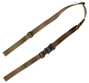 Picture of Magpul Industries MS1 lite Sling, Fits AR Rifles, 1", Coyote Tan MAG1312-COY MAG1312COY