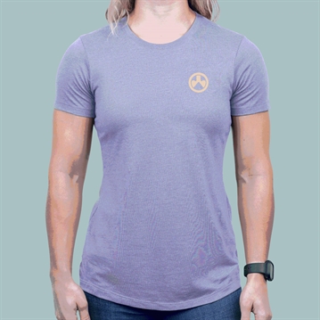 Picture of Magpul MAG1341-530-L Prickly Pear Women's Orchid Heather Cotton/Polyester Short Sleeve Large MAG1341530L