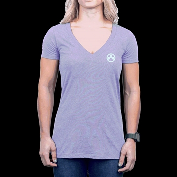 Picture of Magpul MAG1343-530-XL Unfair Advatange Women's Orchid Heather, Cotton/Polyester Short Sleeve, XL MAG1343530XL