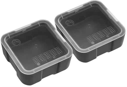 Picture of Magpul Industries DAKA Bins, 2X2, Compatible with DAKA GRID Organizer Panels, Matte Finish, Black, 3.2"x 3.2"x 1.3" Internal, (2) 2X2 Bins Included MAG1390-BLK MAG1390BLK