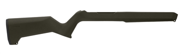 Picture of Magpul Industries MOE X-22 Stock, Fits Ruger 10/22, Polymer Construction, Olive Drab Green MAG1428-ODG MAG1428ODG