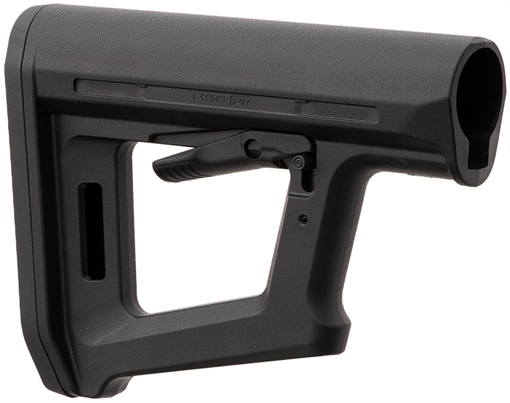 Picture of Magpul Industries MOE PR Carbine Stock, Fits AR-15 Mil-Spec Sized Receiver Extensions, Black MAG1435-BLK MAG1435BLK