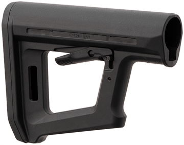 Picture of Magpul Industries MOE PR Carbine Stock, Fits AR-15 Mil-Spec Sized Receiver Extensions, Black MAG1435-BLK MAG1435BLK