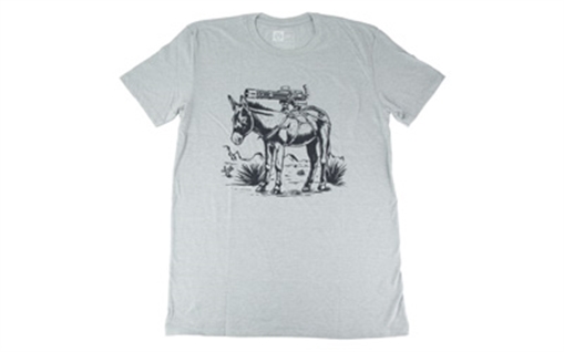 Picture of Magpul MAG1528-041-2XL Burro CVC  Stone Gray Heather Cotton/Polyester Short Sleeve 2XL 840815150176