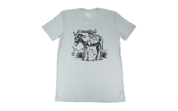 Picture of Magpul MAG1528-041-L Burro CVC  Stone Gray Heather Cotton/Polyester Short Sleeve Large 840815150206