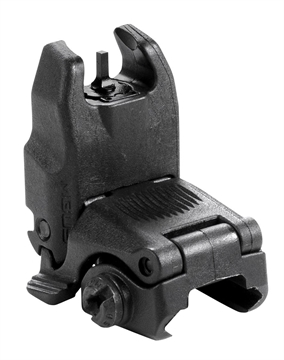 Picture of Magpul Industries MBUS Back-Up Front Sight Gen 2, Fits Picatinny Rails, Flip Up, Black MAG247-BLK MAG247BLK