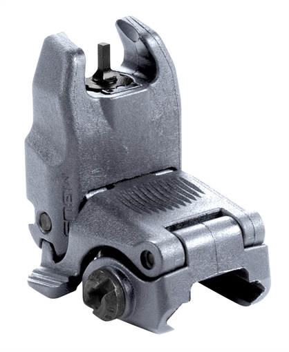 Picture of Magpul Industries MBUS Back-Up Front Sight Gen 2, Fits Picatinny Rails, Flip Up, Gray MAG247-GRY MAG247GRY