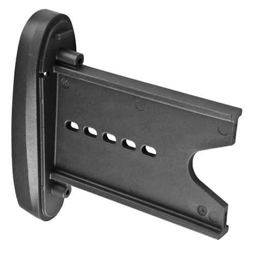 Picture of Magpul MAG318-BLK Hunter/SGA OEM Butt Pad Adapter made of Polymer with Black Finish for Mossberg, Remington MAG318BLK