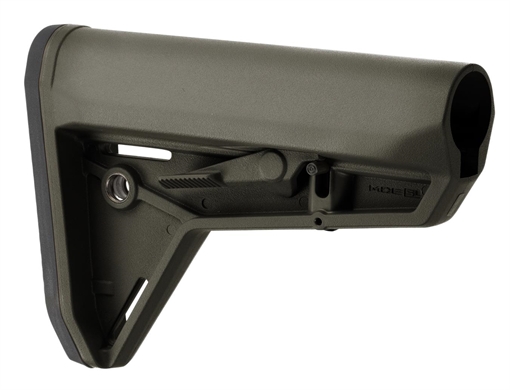 Picture of Magpul MAG347-ODG MOE SL Carbine Stock OD Green Synthetic for AR-15, M16, M4 with Mil-Spec Tube (Tube Not Included) MAG347ODG