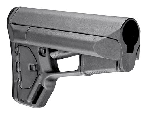 Picture of Magpul MAG370-GRY ACS Carbine Stock Stealth Gray Synthetic for AR-15, M16, M4 Mil-Spec Tube (Tube Not Included) MAG370GRY