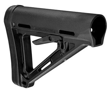Show details for Magpul MAG401-BLK MOE Carbine Stock Black Synthetic with AR-15, M16, M4 with Commercial Tube (Tube Not Included) MAG401BLK Picture of Magpul MAG401-BLK MOE Carbine Stock Black Synthetic with AR-15, M16, M4 with Commercial Tube (Tube Not Included) MAG401BLK