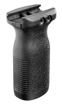 Picture of Magpul MAG412-BLK RVG Aggressive Textured Black Polymer Rail Vertical Grip for AR-Platform MAG412BLK
