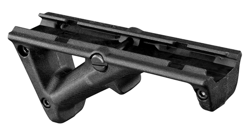 Picture of Magpul MAG414-BLK AFG-2 Black Polymer Angled Foregrip for AR-Platform or Most Picatinny Railed Handguard MAG414BLK